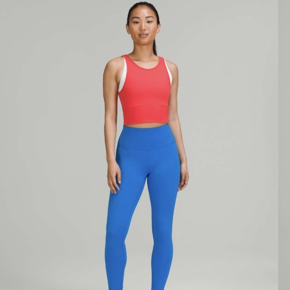 Lululemon Power Pivot Tank Top *Everlux Carnation Red - Picture 5 of 9